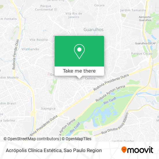 Acrópolis Clínica Estética map