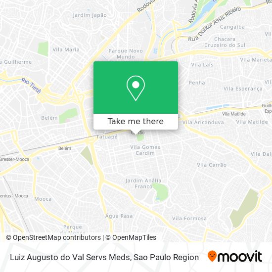 Luiz Augusto do Val Servs Meds map