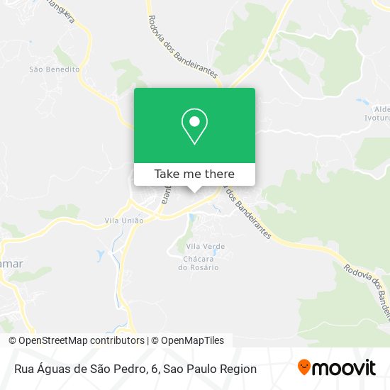 Rua Águas de São Pedro, 6 map