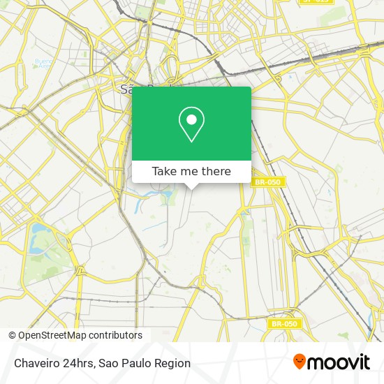Chaveiro 24hrs map