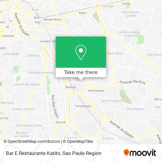 Mapa Bar E Restaurante Katito