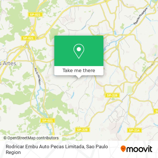 Rodricar Embu Auto Pecas Limitada map