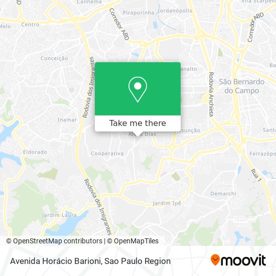 Avenida Horácio Barioni map