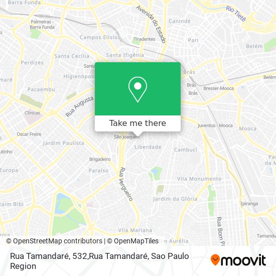 Mapa Rua Tamandaré, 532,Rua Tamandaré