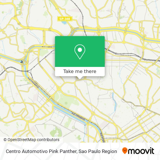 Centro Automotivo Pink Panther map