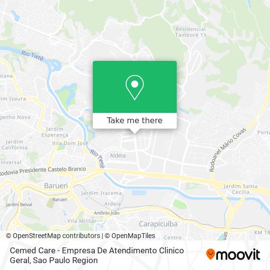 Cemed Care - Empresa De Atendimento Clinico Geral map