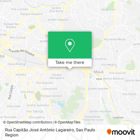 Rua Capitão José Antônio Lagareiro map