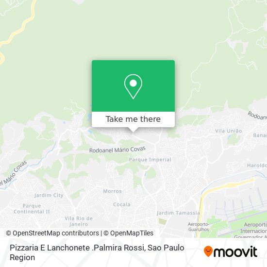 Pizzaria E Lanchonete .Palmira Rossi map