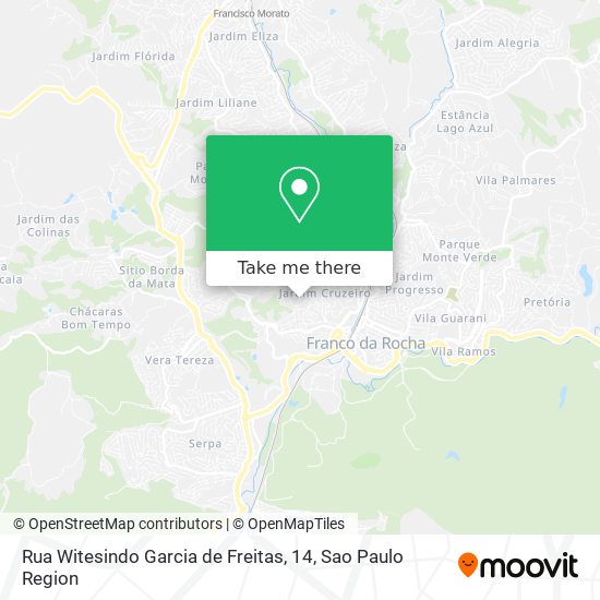 Rua Witesindo Garcia de Freitas, 14 map
