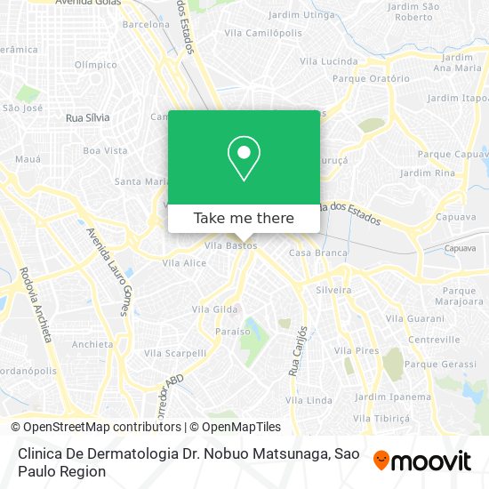Clinica De Dermatologia Dr. Nobuo Matsunaga map