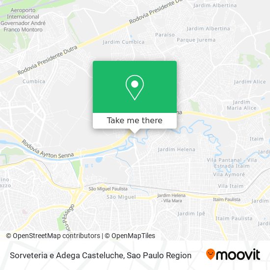 Sorveteria e Adega Casteluche map