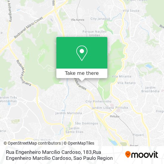 Rua Engenheiro Marcílio Cardoso, 183,Rua Engenheiro Marcílio Cardoso map
