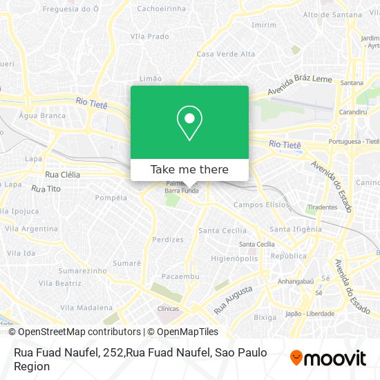 Mapa Rua Fuad Naufel, 252,Rua Fuad Naufel