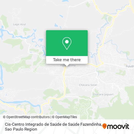 Cis-Centro Integrado de Saúde de Saúde Fazendinha map