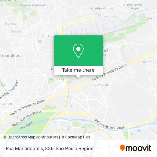 Rua Marianópolis, 336 map
