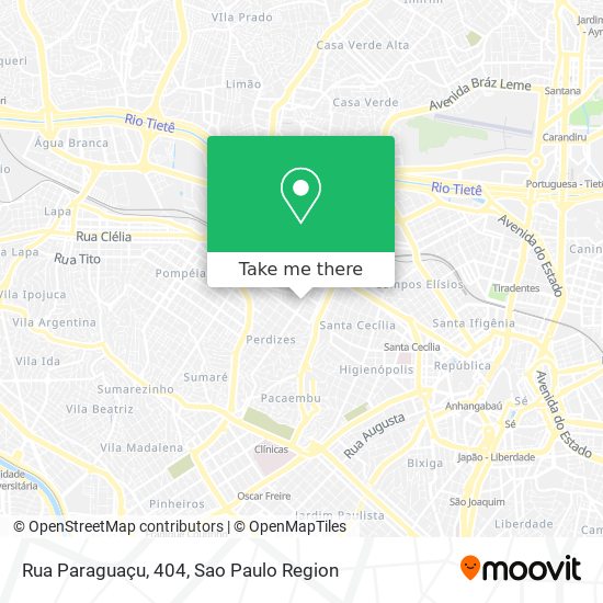 Mapa Rua Paraguaçu, 404