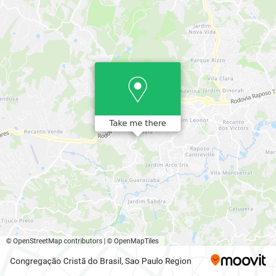 Congregação Cristã do Brasil map