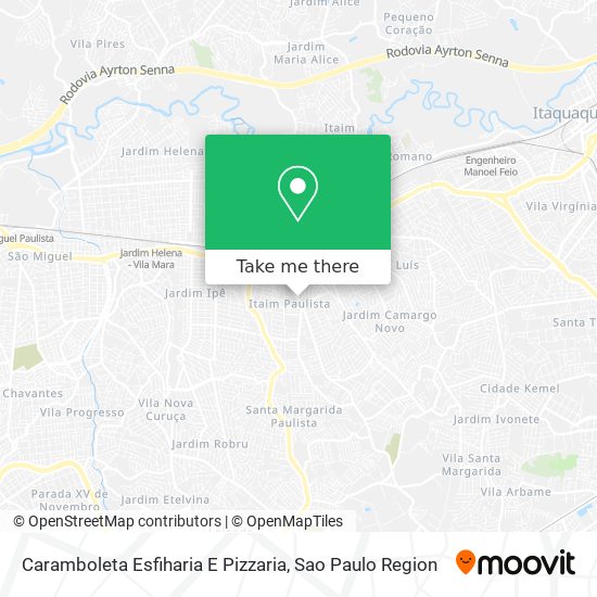 Caramboleta Esfiharia E Pizzaria map