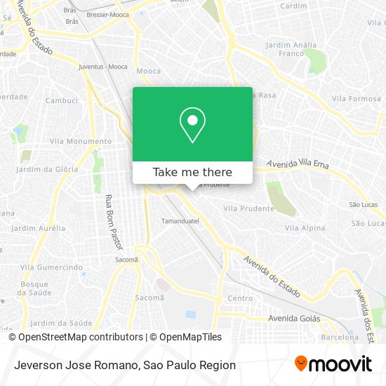 Jeverson Jose Romano map