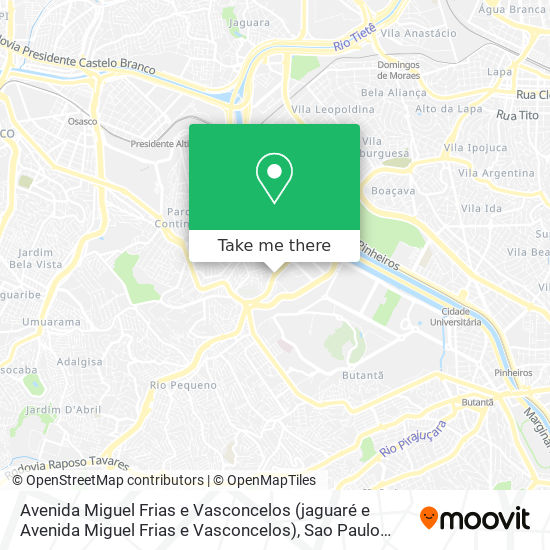 Avenida Miguel Frias e Vasconcelos map
