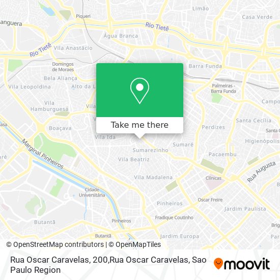 Rua Oscar Caravelas, 200,Rua Oscar Caravelas map