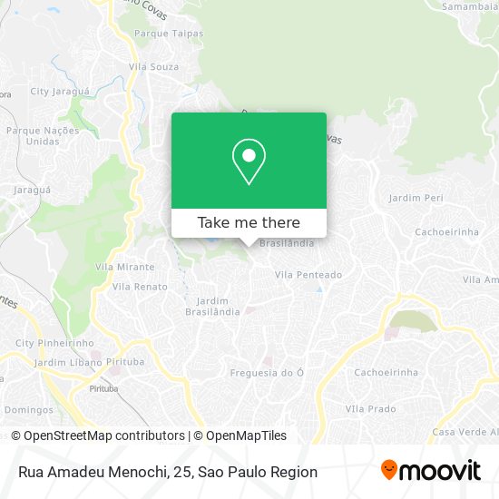 Mapa Rua Amadeu Menochi, 25