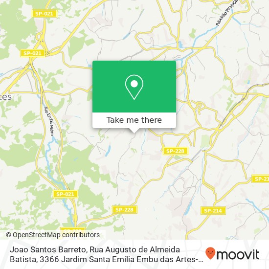 Joao Santos Barreto, Rua Augusto de Almeida Batista, 3366 Jardim Santa Emília Embu das Artes-SP 06820-450 map