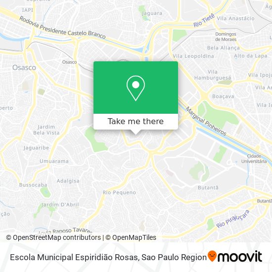 Escola Municipal Espiridião Rosas map