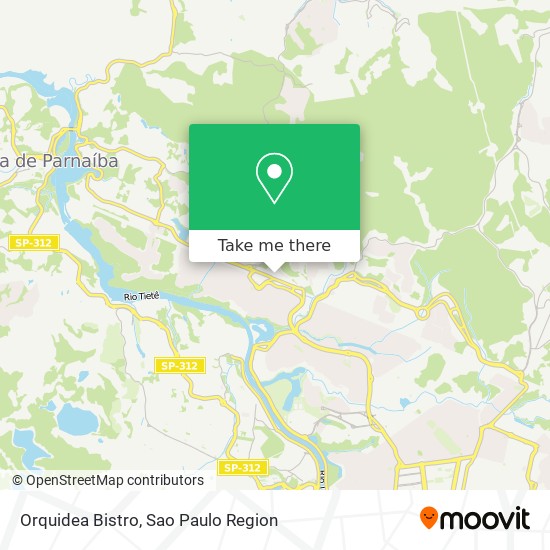 Mapa Orquidea Bistro