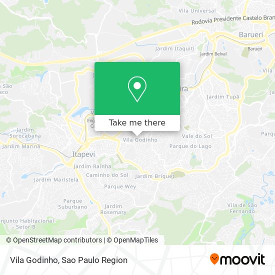 Mapa Vila Godinho