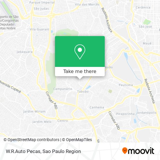 W.R.Auto Pecas map