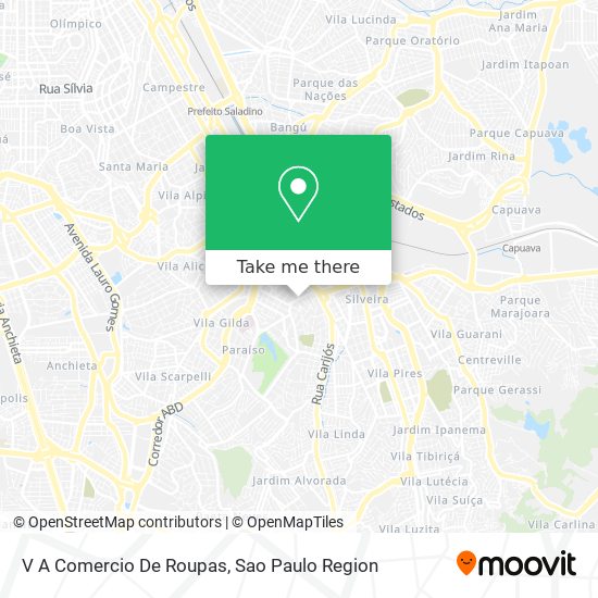 V A Comercio De Roupas map