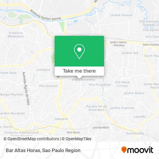 Bar Altas Horas map
