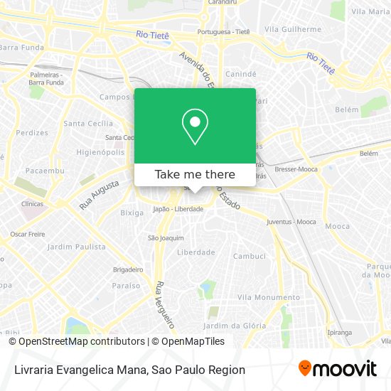 Livraria Evangelica Mana map