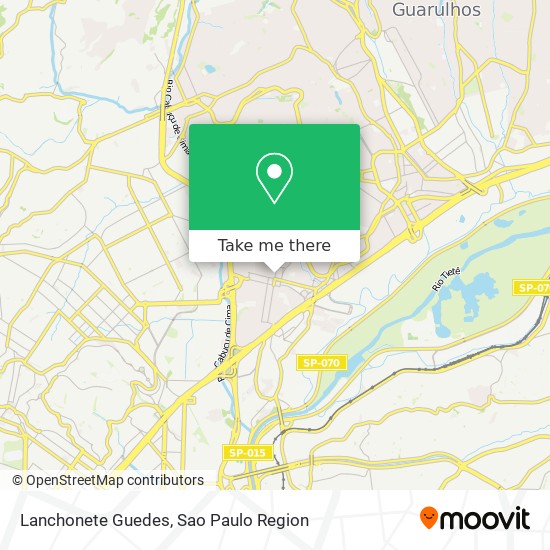 Lanchonete Guedes map