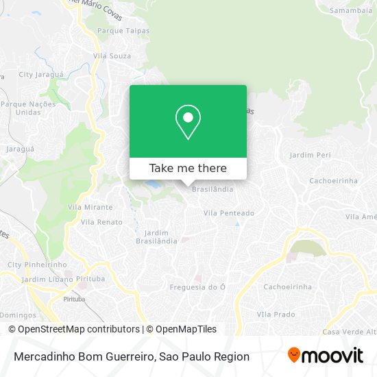 Mercadinho Bom Guerreiro map