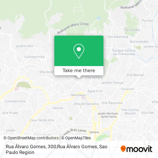 Mapa Rua Álvaro Gomes, 300,Rua Álvaro Gomes