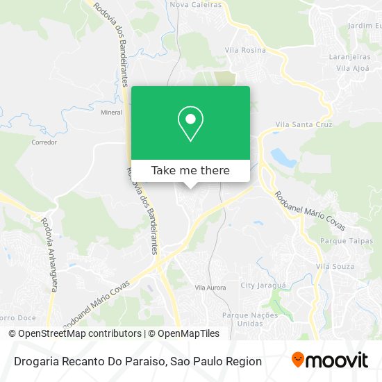 Drogaria Recanto Do Paraiso map