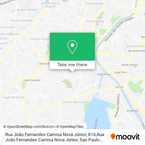 Rua João Fernandes Camisa Nova Júnior, 816,Rua João Fernandes Camisa Nova Júnior map