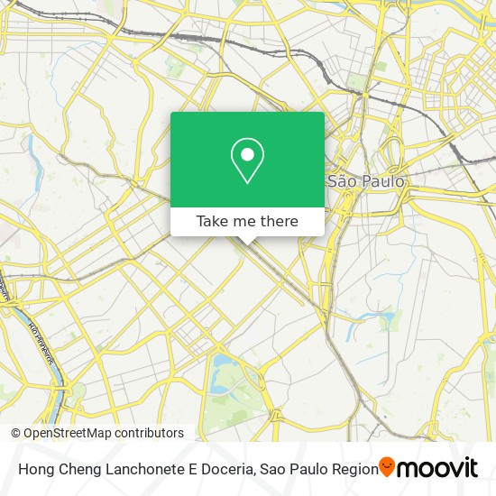 Mapa Hong Cheng Lanchonete E Doceria