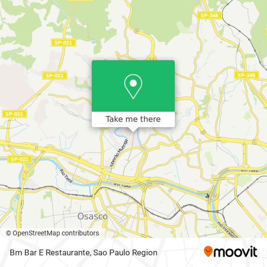 Mapa Bm Bar E Restaurante