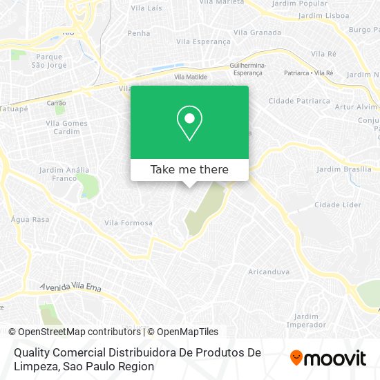 Quality Comercial Distribuidora De Produtos De Limpeza map