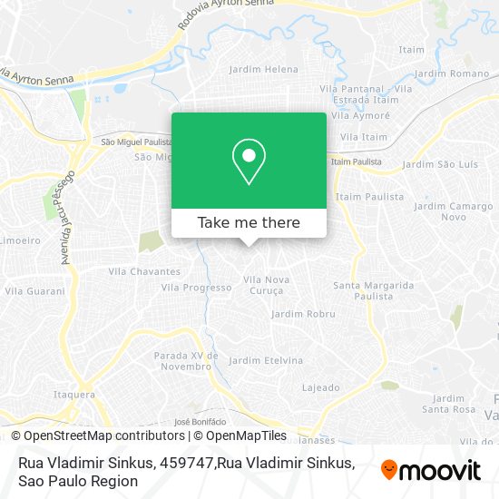 Rua Vladimir Sinkus, 459747,Rua Vladimir Sinkus map