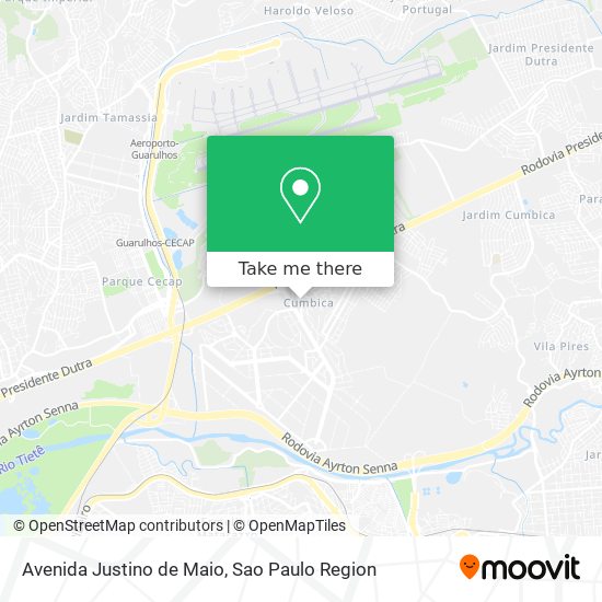 Avenida Justino de Maio map