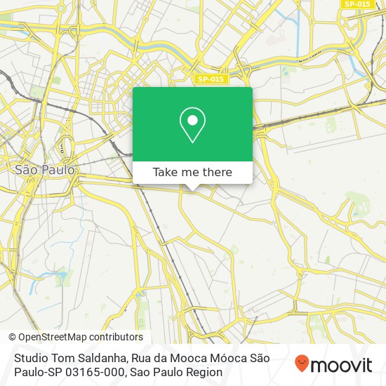 Studio Tom Saldanha, Rua da Mooca Móoca São Paulo-SP 03165-000 map