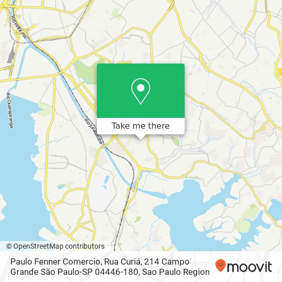 Paulo Fenner Comercio, Rua Curiá, 214 Campo Grande São Paulo-SP 04446-180 map