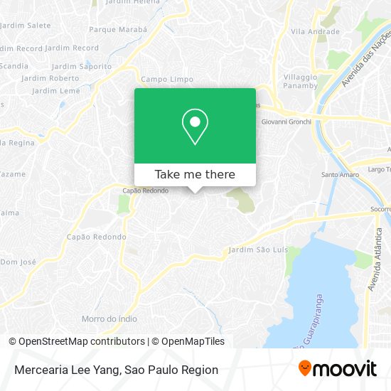 Mapa Mercearia Lee Yang