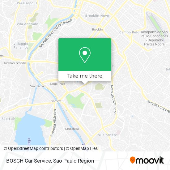 Mapa BOSCH Car Service