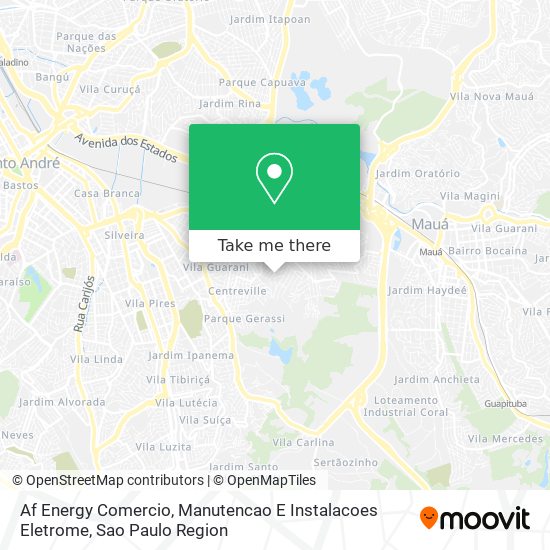 Af Energy Comercio, Manutencao E Instalacoes Eletrome map