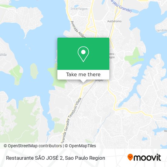 Mapa Restaurante SÃO JOSÉ 2